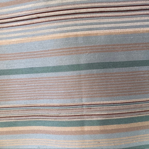 LOFT blue-gray  striped shimmery skirt size 8 - Picture 4 of 7